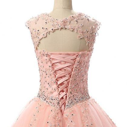 Sexy Blus Pink Wedding Evening Dresses Lace..