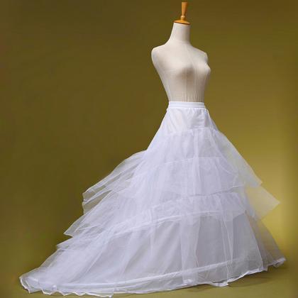 Petticoat For Wedding Dress With Chapel Train..