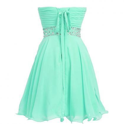 Luxury Mint Green Diamond Feather Skirt Slim Fit 17th Birthday Homecoming Dress cc4296
