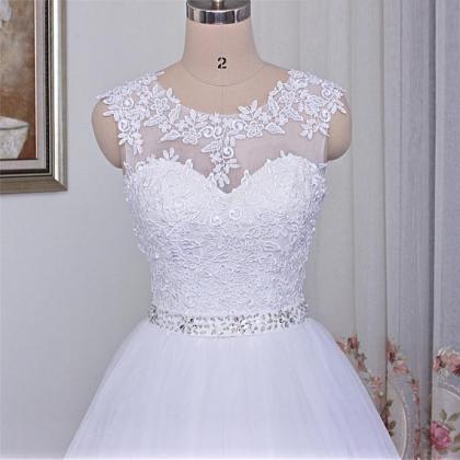 Ball Gown,wedding Gowns,lace Applique Wedding..