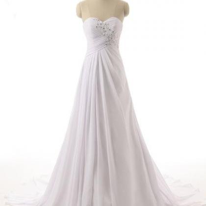 Beaded Embellished Ruched Sweetheart Floor Length..