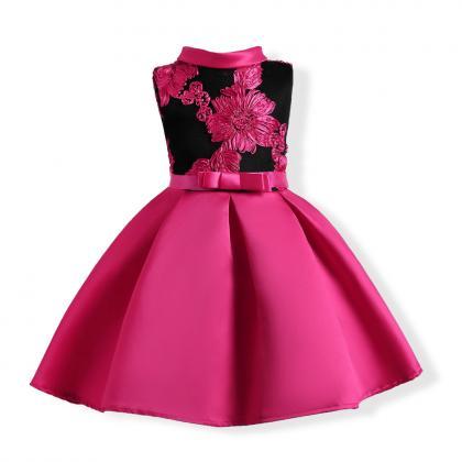 2018 Fuschia Girls Dresses For Party And..