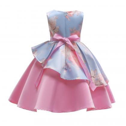 Cute O Neck Flower Girl Dresses With Bow For..