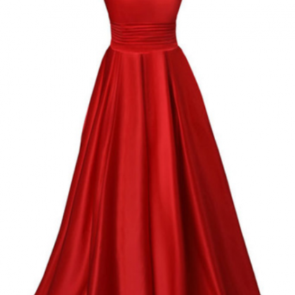 Sexy Halter Red Evening Dresses,Lon..