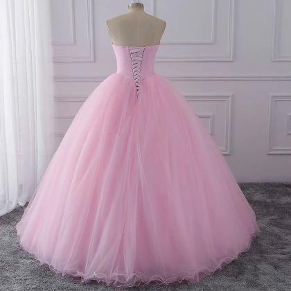 Pink Ball Gown Quinceanera Dresses Elegant Sweet..
