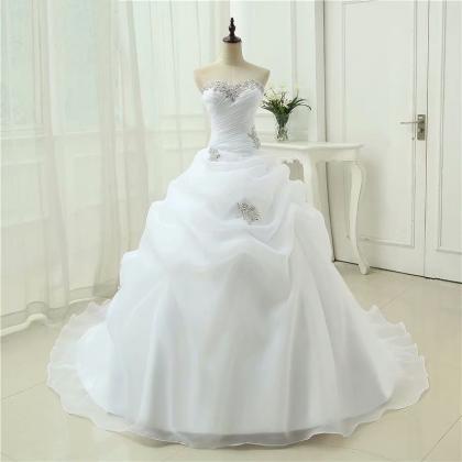 Wedding Dress, White Ivory Wedding Gowns,wedding..
