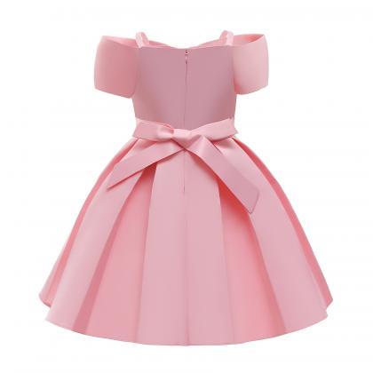 Pink Flower Girl Dress,Girls Dresse..