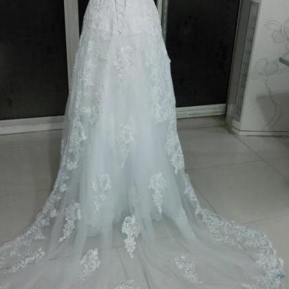 Scoop Wedding Dresses ,2019 Wedding Dresses,lace..