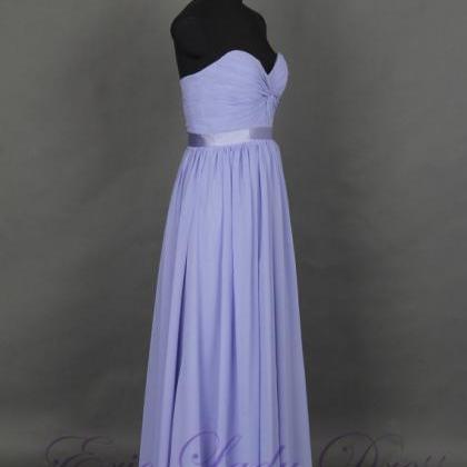 2016 Lavender Long Elegant Prom Dress Real Photo..