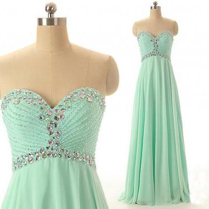 Prom Dress,mint Green Prom Dress,vintage Prom..