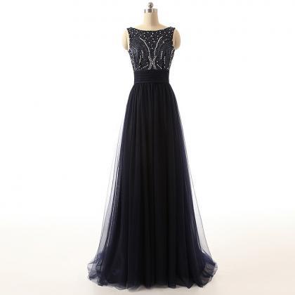 Black Prom Dresses,sexy Prom Dress,a Line Prom..