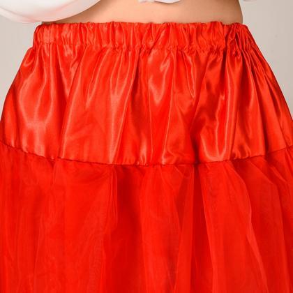 2016 Red Wedding Petticoat Summer Dress Long A..