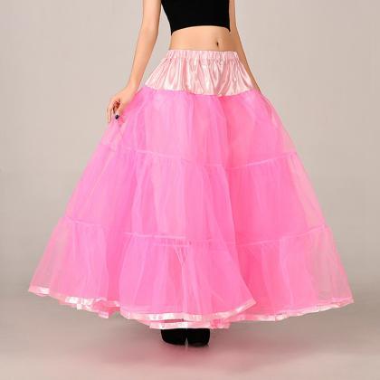 Beautiful Long Skirts Wedding Petticoat Summer..