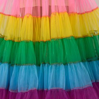 Fashion Colorful Skirt,beautiful Long Skirt, Tutu..