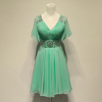 Prom Dresses,short Prom Dresses,mint Green Prom..