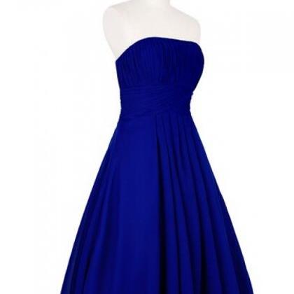 2016 Elegant Royal Blue Short Prom Dresses,,royal..