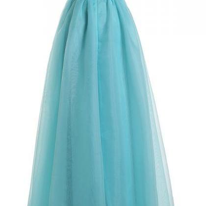 Light Blue Sweetheart Lace Applique Prom Dresses ,..
