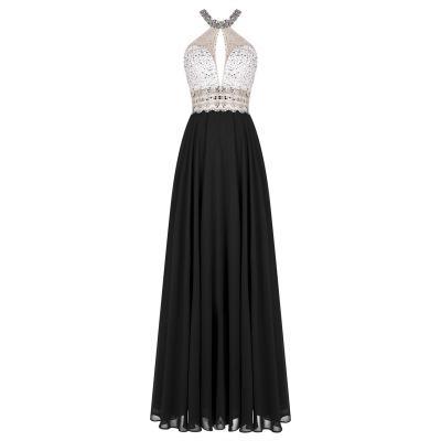 Sexy Black Bridesmaid Dress,Floor Length A Line Black Bridesmaid Dresses,Elegant Long Cheap Prom Dresses Party Evening Gown