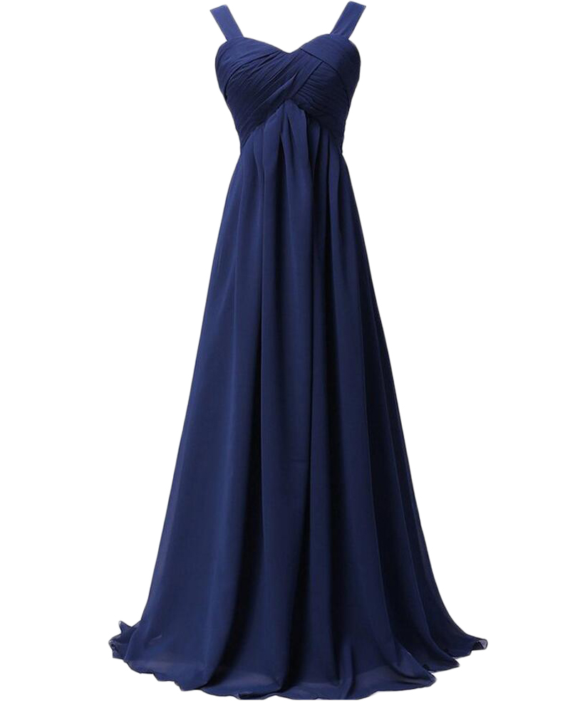 Sexy Navy Blue Prom Dresses Spaghetti Straps Chiffon Prom Gowns 2017 Party Evening Dress For Women