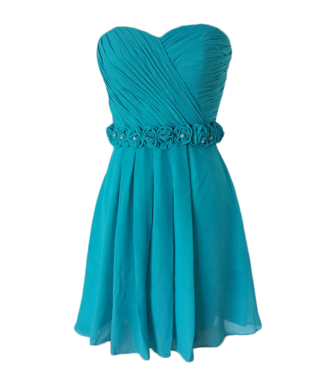 Short turquoise hotsell prom dresses