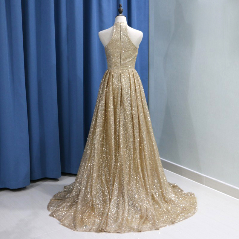 gold sequin prom dresses 2018 Sparkly Gold Sequin Off the Shoulder Mermaid Long Prom Dress with Cape