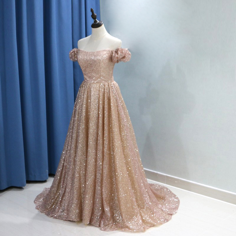 Gold Ball Gown Wedding Dresses 2019 Elegant Long Wedding Gowns Laceup