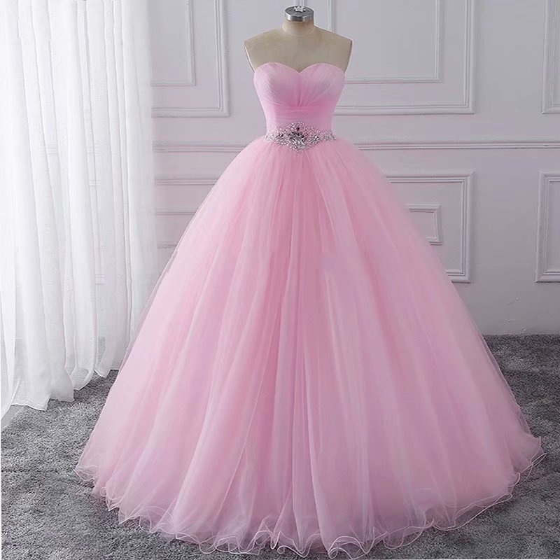 sweet 16 dresses near me Glitter Ball Gown Sweet 16 Long Quinceanera Dress main image 0