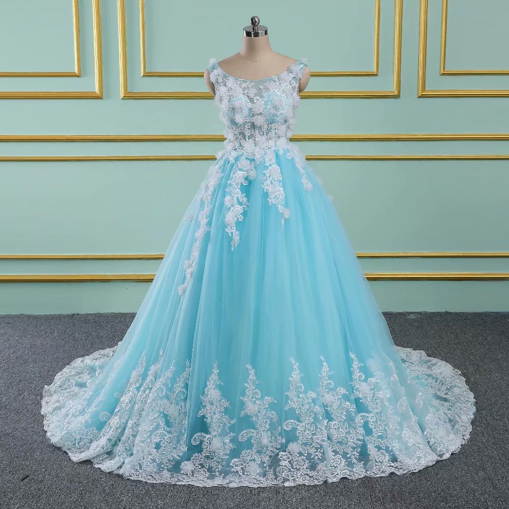 Sky blue prom dresses 2019 sales