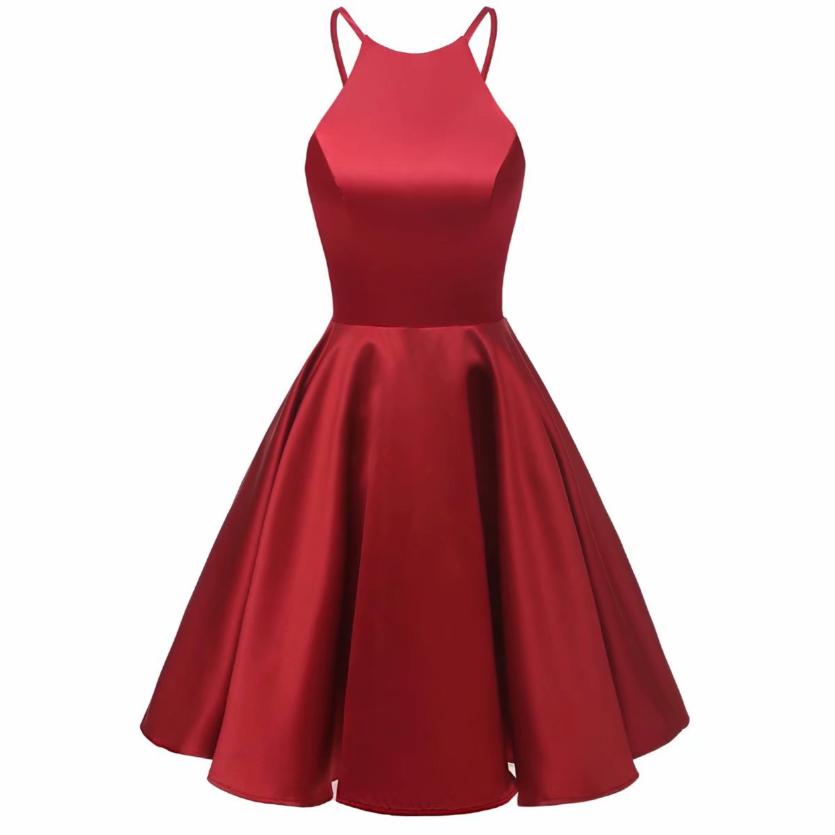2019 Short Burgundy Homecoming Dresses Prom Party Evening Cocktail Gown Bridesmaid Dresses