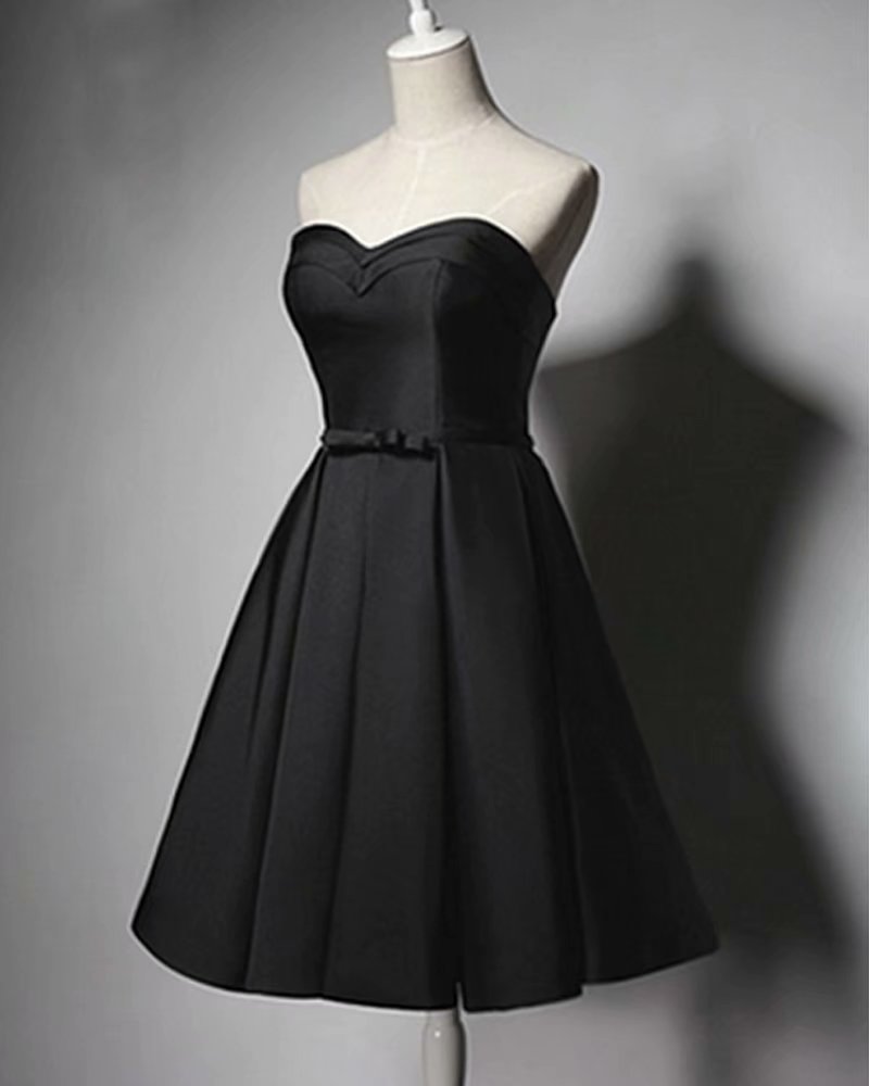 Short black prom dresses 2019 sale