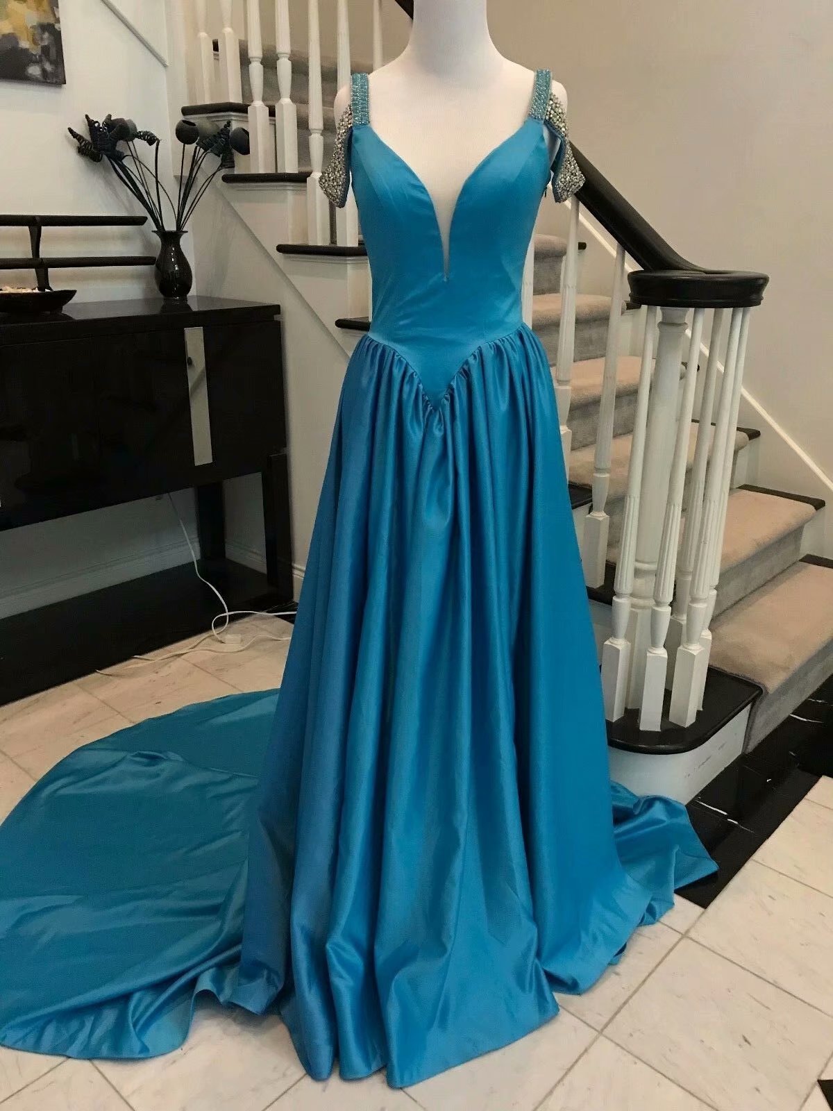 Blue prom dresses 2019 clearance