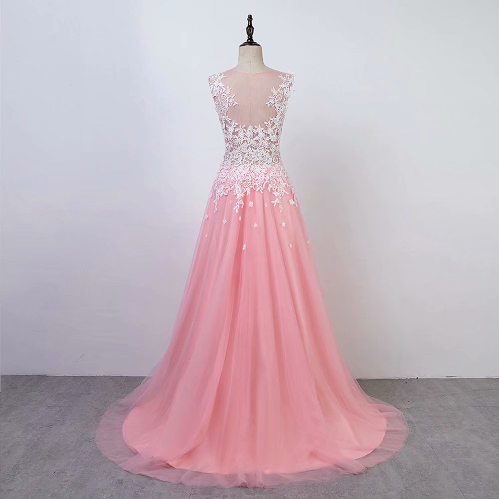 Blush pink prom dresses 2019 top