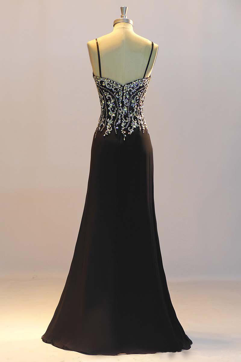 black crystal gown