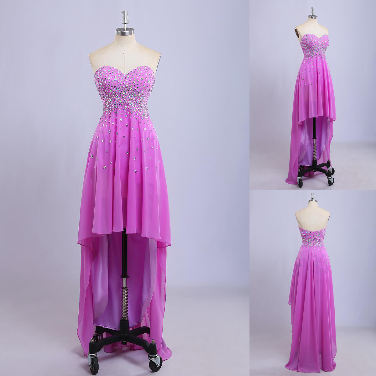 Lilac Prom Dresses,high Low Prom Dresses,crystal Evening Dresses, Evening Dresses 2019,long Prom Dresses,dresses Party Evening,sexy Evening