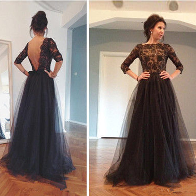 lace formal gown