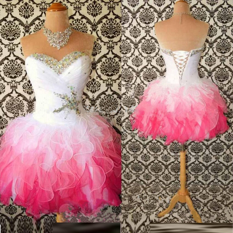 Sexy Evening Dresses 2019,short Party Dress , Organza Beaded Sweetheart Cocktail Dresses ,elegant Prom Dresses,2019 Formal Dresses