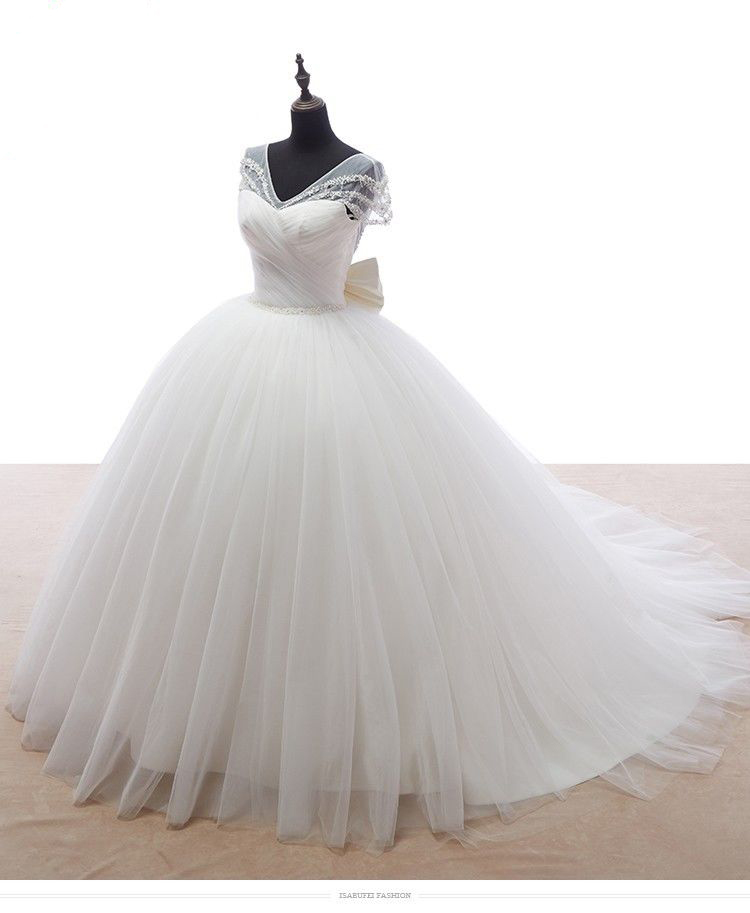 Wedding Dress, Wedding Dresses,vintage Wedding Dresses, Ball Gown Wedding Dresses,custom Made Wedding Dresses,short Sleeve White Wedding Dresses