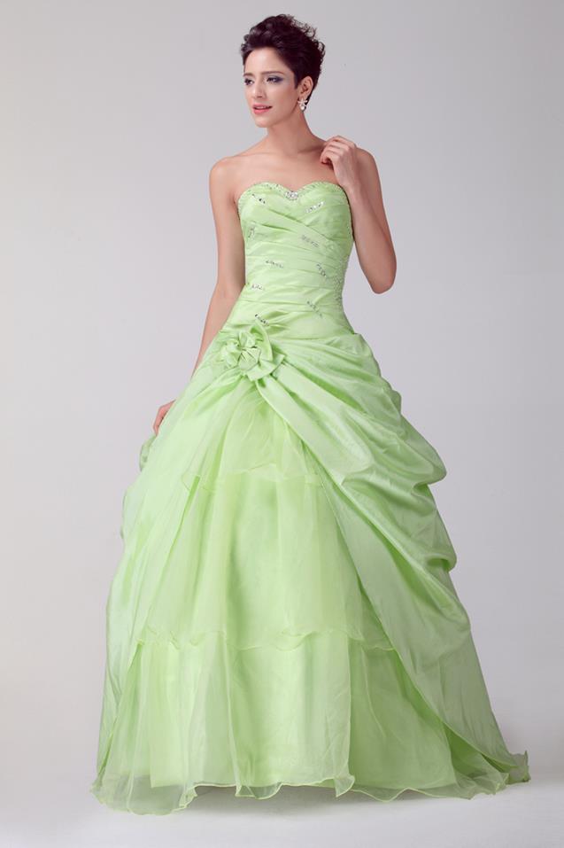 light green quinceanera dresses