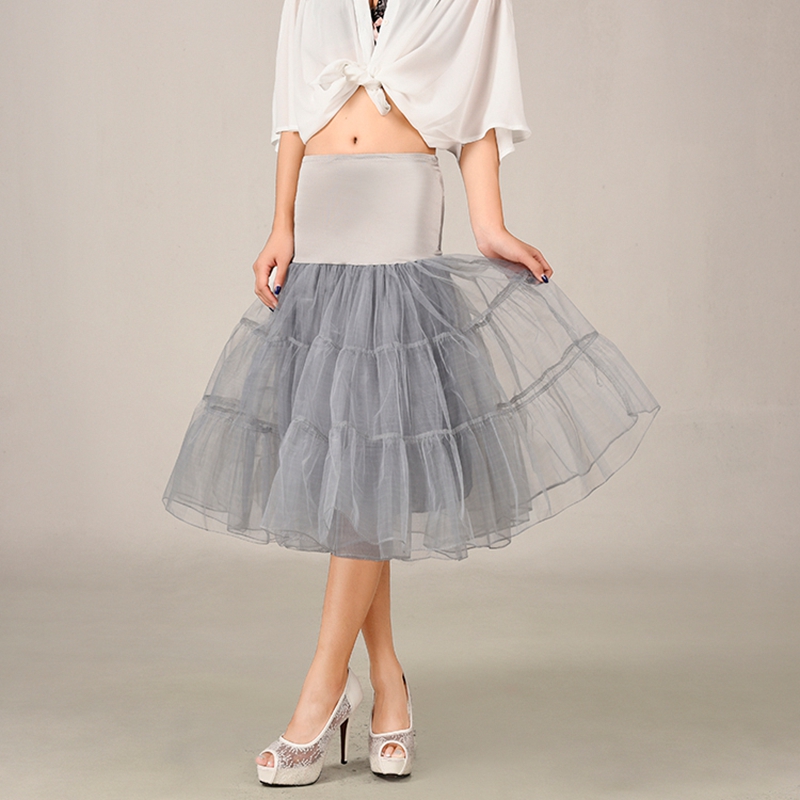2016 Grey Summer Dress,New Short A Line Petticoat,Crinoline Underskirt, Tutu Skirts, Wedding Dress Skirt ,A Line Skirts