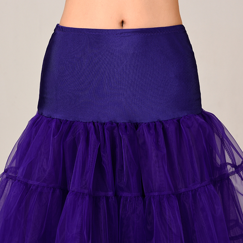 strapless open back dress Vintage Petticoat In Purple