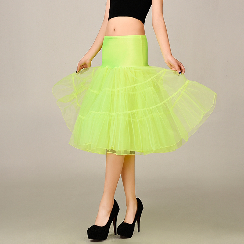2016 Wedding Petticoat Summer Dress Short A Line Crinoline Underskirt Sage Green Petticoats For Prom Dresses Tutu Skirts