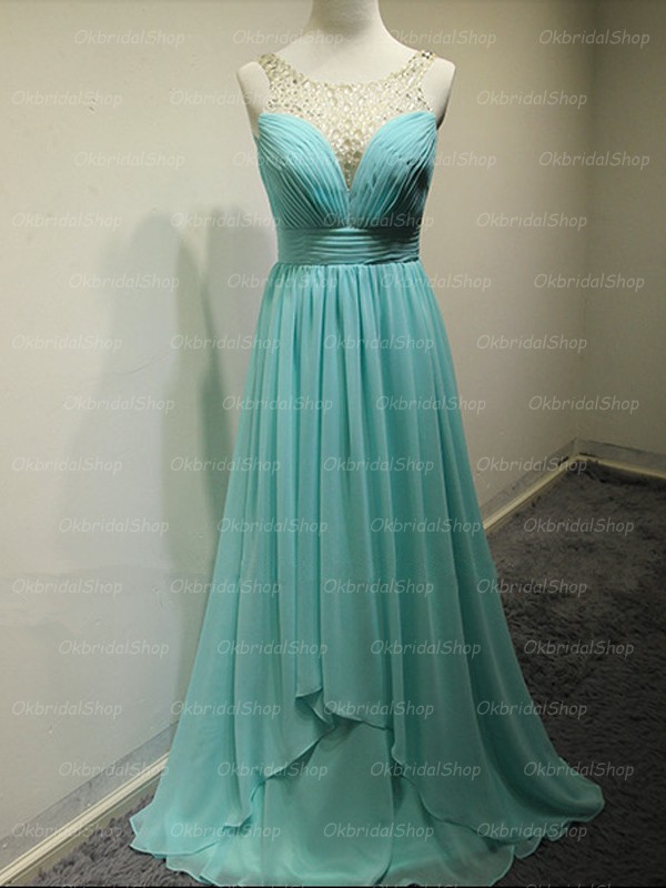 Elegant Long Blue Backless Prom Dresses, Long Prom Gowns, Bridesmaid Dresses, Wedding Party Dresses