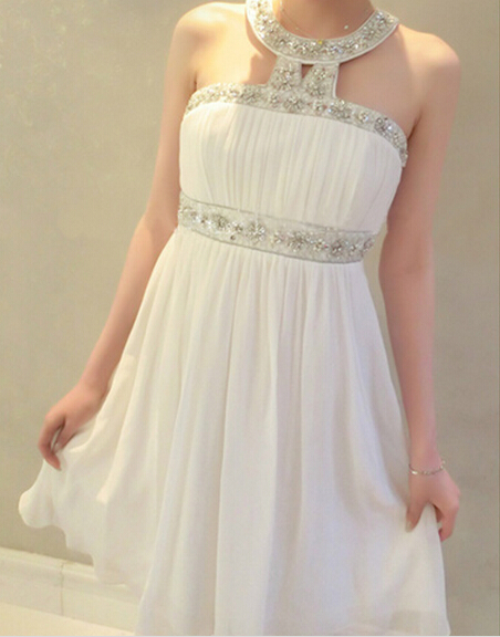 short white evening cocktail dresses