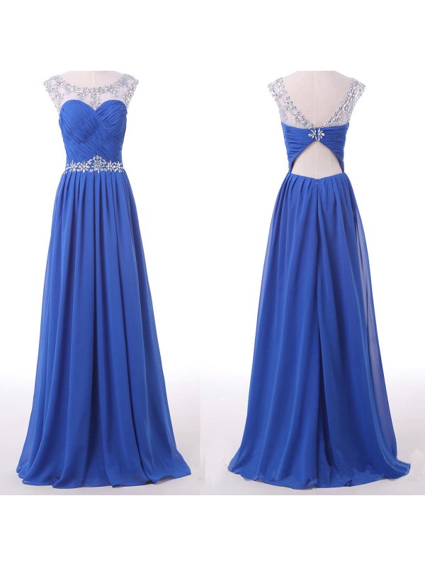 Prom Dress,prom Dresses 2016,blue Prom Dresses,a Line Prom Dress,sexy Evening Gowns,party Dress,chiffon Prom Dress,long Prom Dresses,2016 Prom