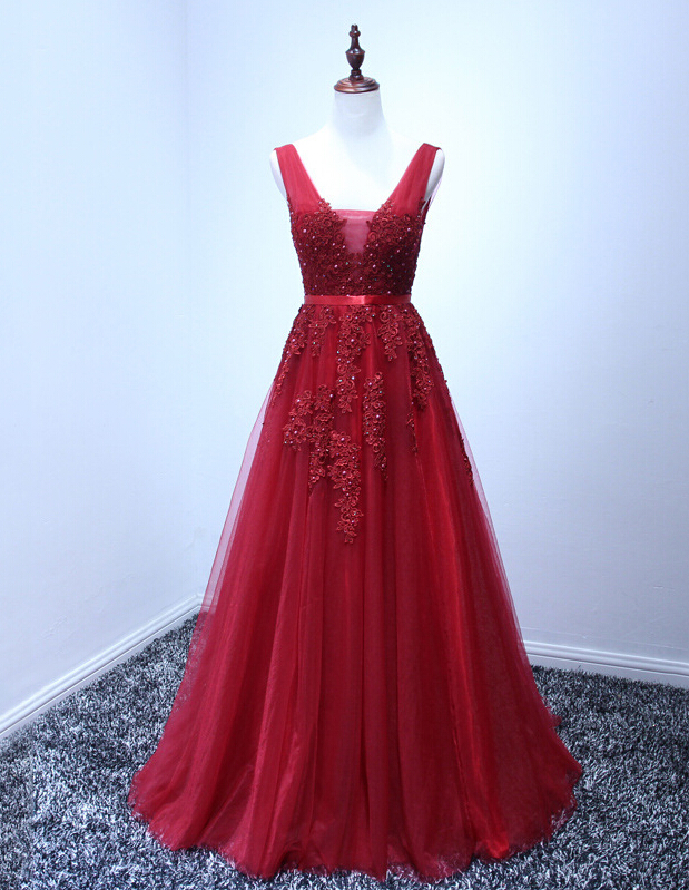 prom dresses halter A Line Halter Neck Floor Length Dark Green Long Prom Dress with High S   abcprom