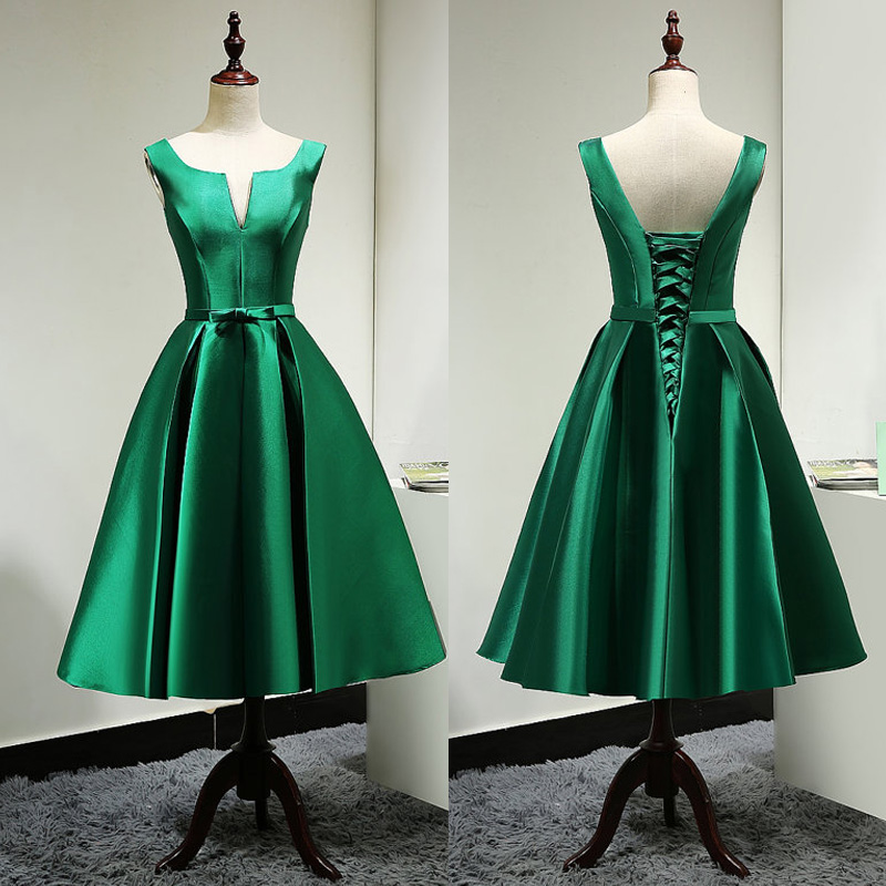 Green Bridesmaid Dresses Short on Sale ...