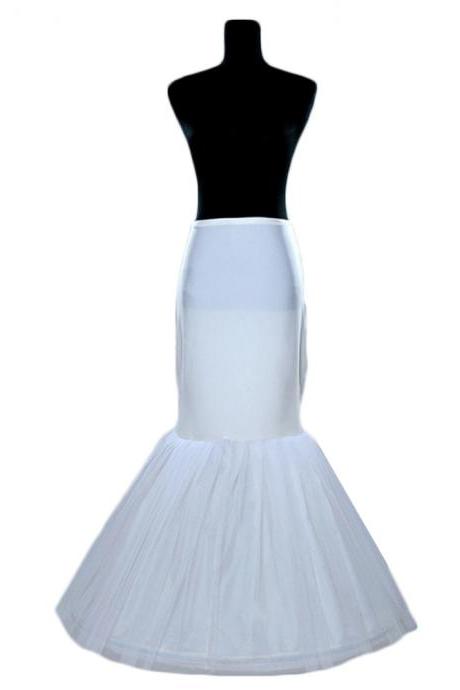 Fishtail Mermaid Petticoat For Wedding Dress Bridal Gown Crinoline Underskirt Wedding Accessories