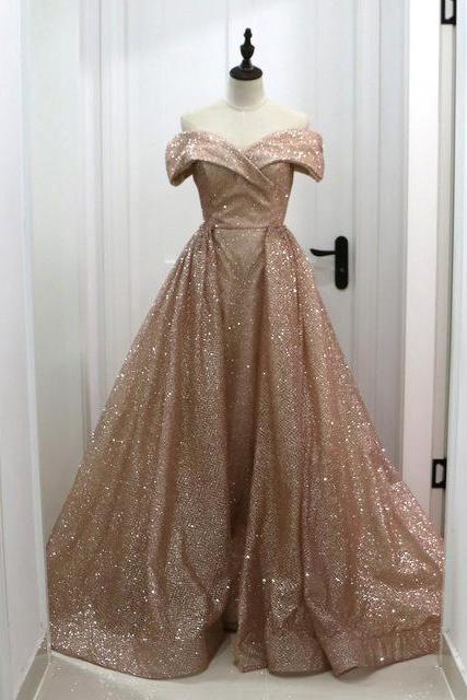 Rose Gold Prom Dress - Luulla