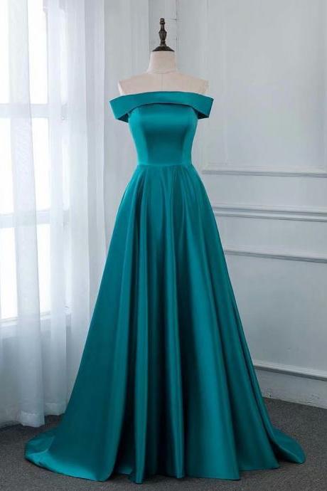 Fashion 2019 Blue Evening Dress Pageant Dresses Boat Neck Fashion Simple Evening Gown Competition Gown Zipper Back