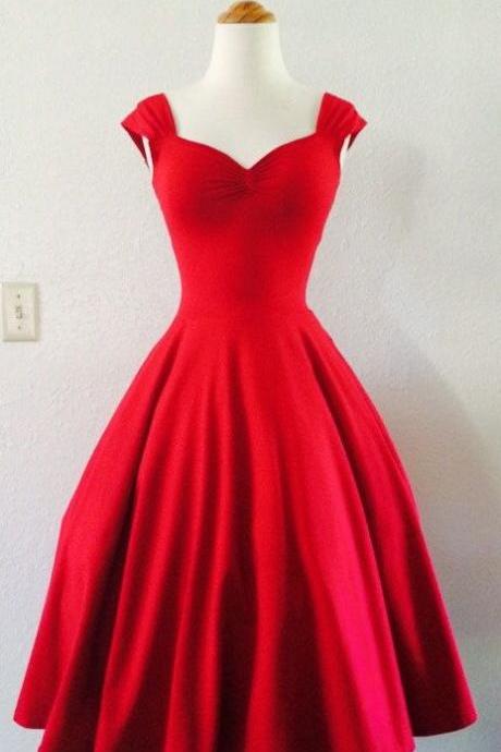 Short Prom Dress, Short Prom Gowns,red Prom Dress, Red Homecoming Dresses, Graduation Dresses,satin Prom Dresses